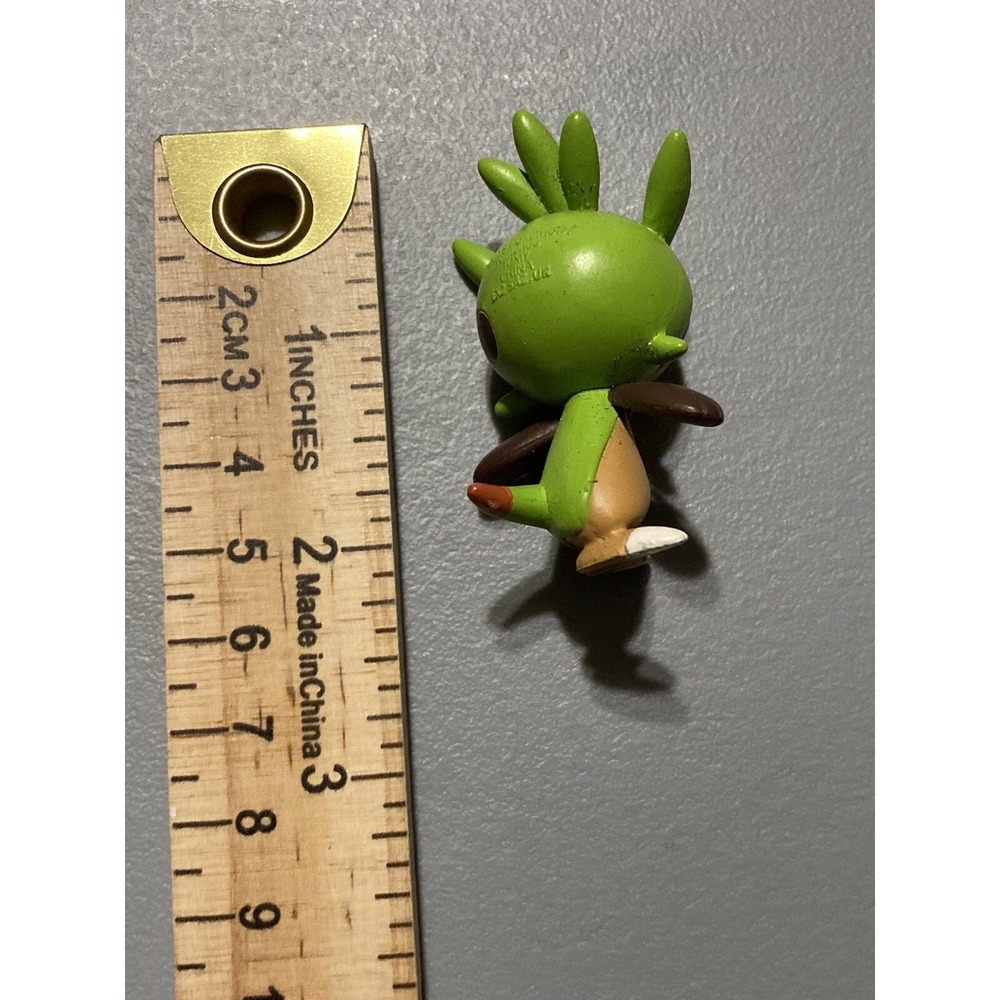 Rare 2015 TOMY UK Chespin Starter Pokemon Nintendo Mini Figure htt Toy Figurine - Picture 4 of 4